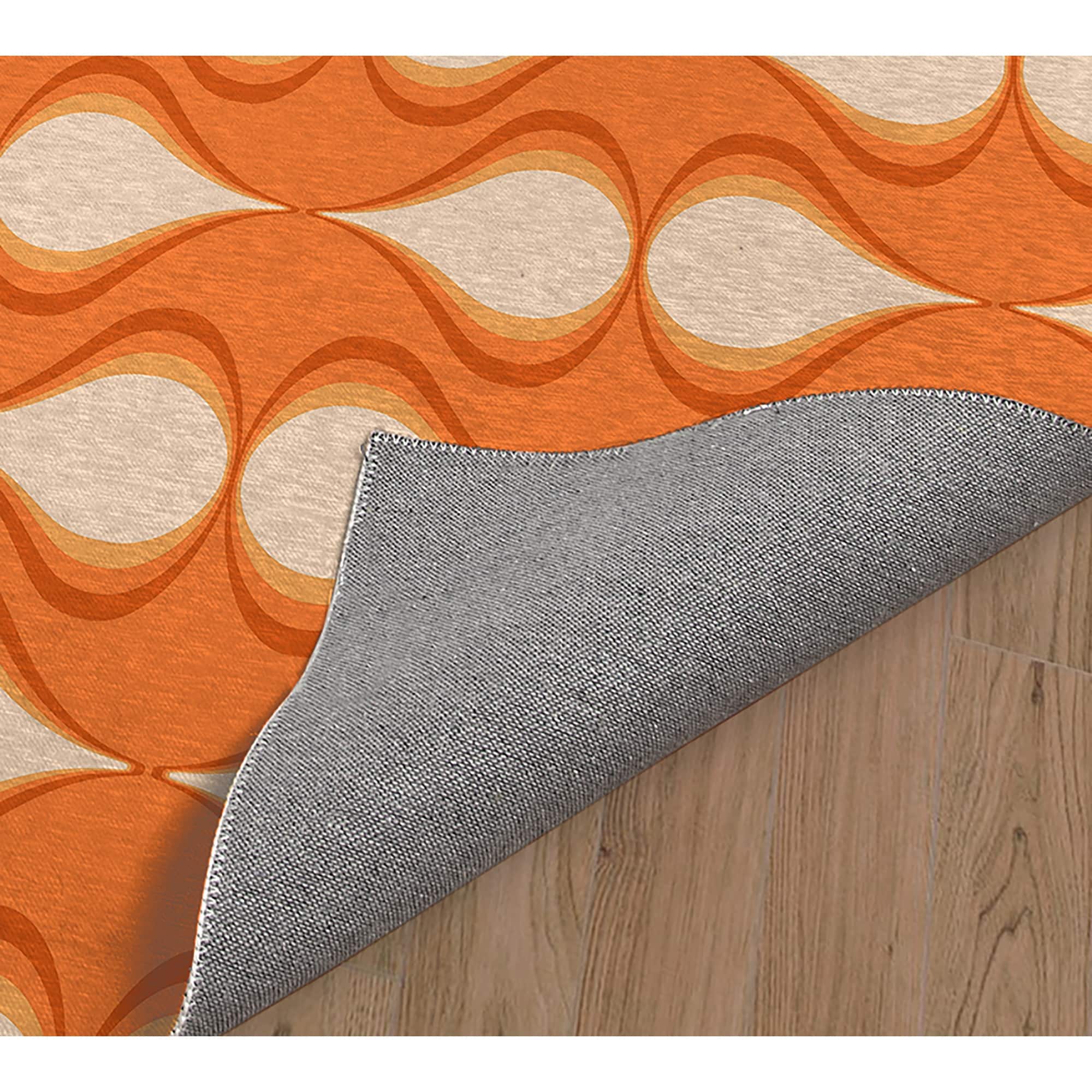 CONCORDE ORANGE Kitchen Mat By Becky Bailey Bed Bath & Beyond 35023807