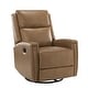 preview thumbnail 9 of 111, Fiacro 30.31" Genuine Leather Wingback Swivel Rocker Recliner with Nailhead Trim