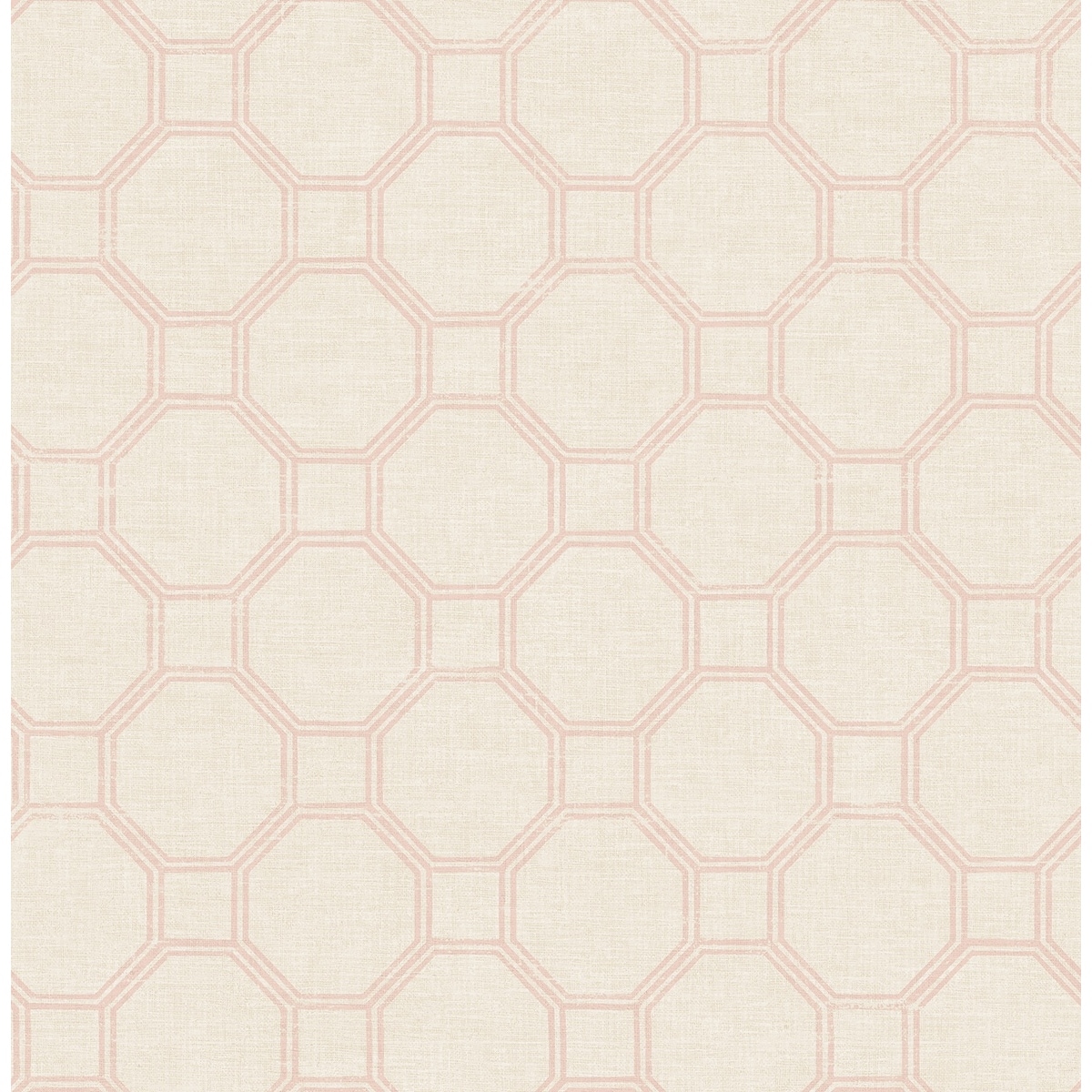 Seabrook Designs Adelie Lattice Geometric Unpasted Wallpaper