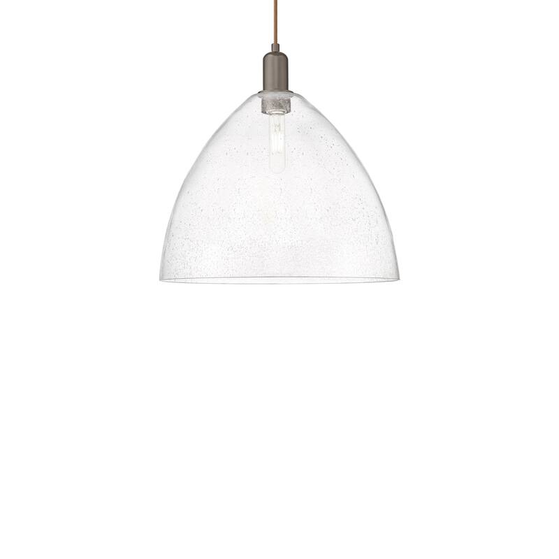 Innovations Lighting 716-1P-18-16 Bristol Pendant Bristol 16" Wide - Oil Rubbed Bronze / Seedy
