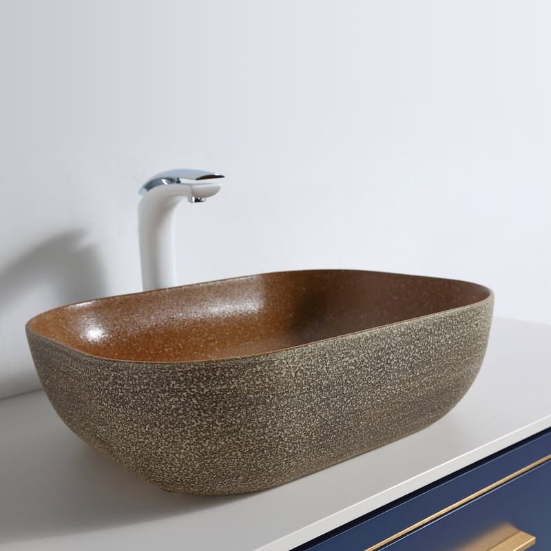 Dowell Ceramic Vessel Sink - Oval
