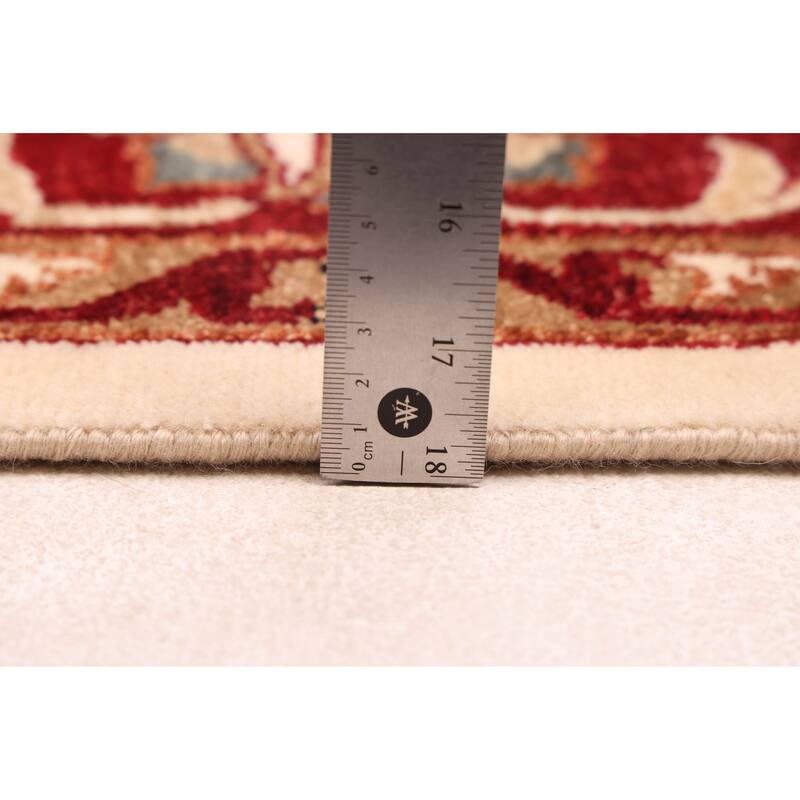 ECARPETGALLERY Hand-knotted Jamshidpour Cream Wool Rug - 7'11 x 9'9