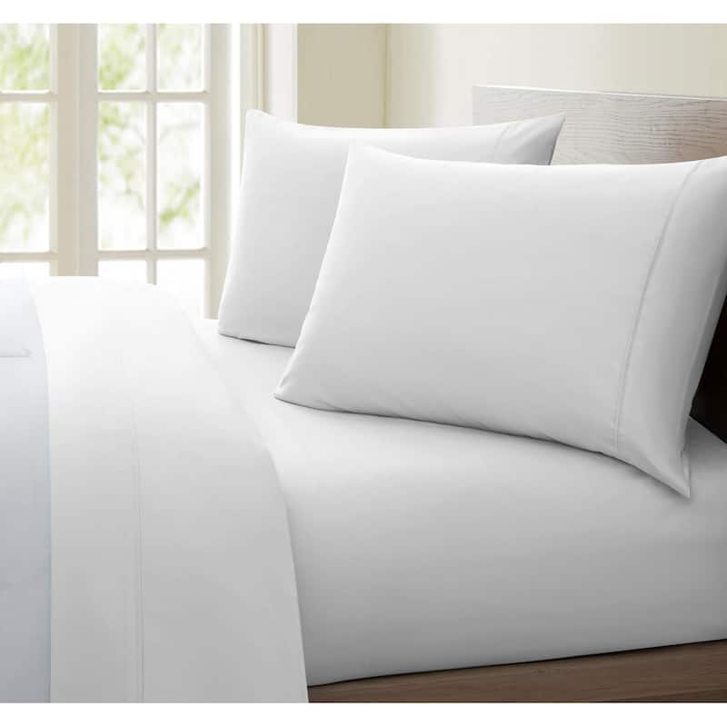 1000 Thread Count Cotton-rich Deep Pocket Sheet Set - White - Queen
