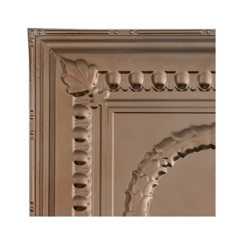 Great Lakes Tin Cleveland Lay-in Ceiling Tile - Champagne - Sample