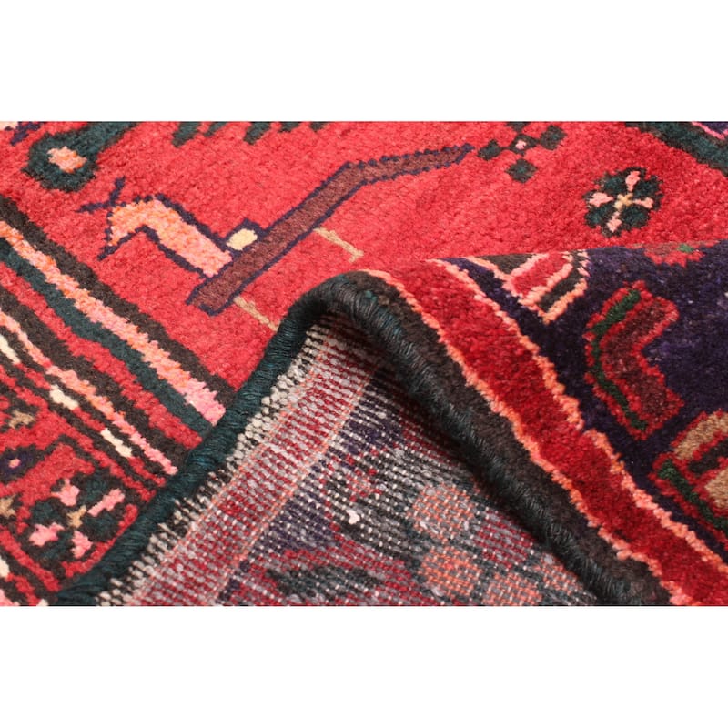 ECARPETGALLERY Hand-knotted Andelz Red Wool Rug - 4'5 x 6'11