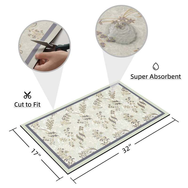 Bath Mat Rug-Thin Quick Dry