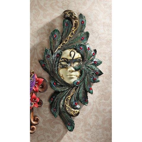 Design Toscano Masquerade at Carnivale Mask Wall Sculpture: Countess Barletta