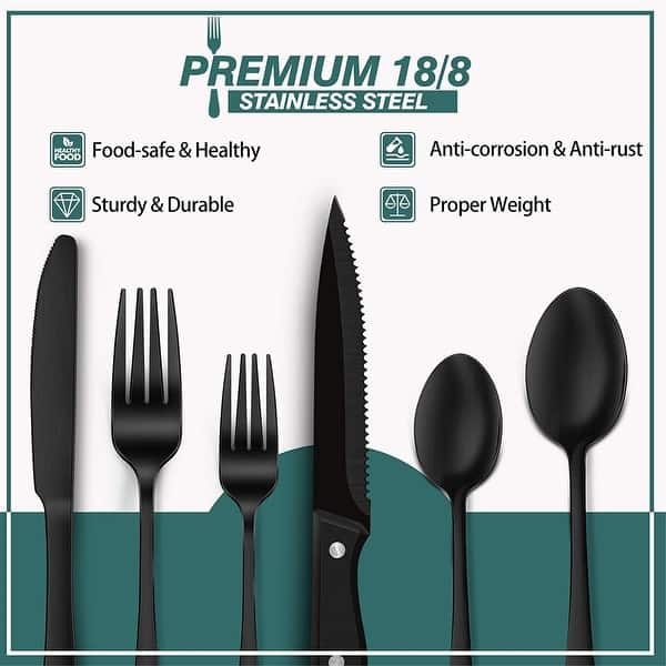 https://ak1.ostkcdn.com/images/products/is/images/direct/0ae9ec8fe70043e08cc4884f9a3e44c0898e4f2d/48-Piece-Matte-Black-Silverware-Set-for-8-by-Hiware%2C-Stainless-Steel-Flatware-Set-with-Steak-Knives.jpg?impolicy=medium