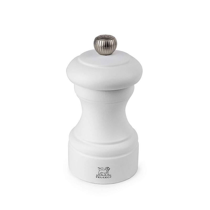 Peugeot Bistro 4 Inch Pepper Mill, White Matte - White Matte - White Matte
