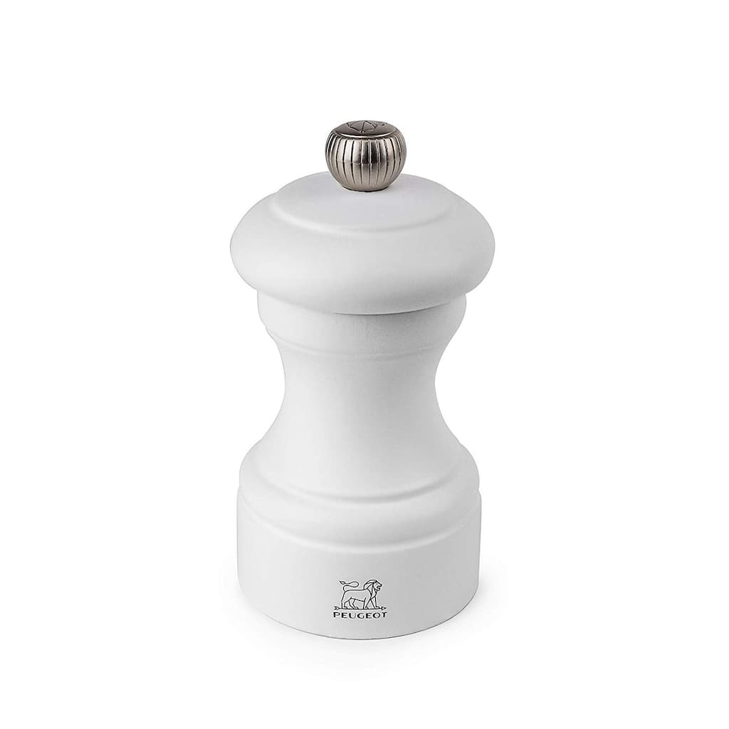 Peugeot Bistro 4 Inch Pepper Mill, White Matte - White Matte - White Matte
