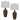 Aurora 29" Height Resin Lamp Set in Antique Bronze Finish