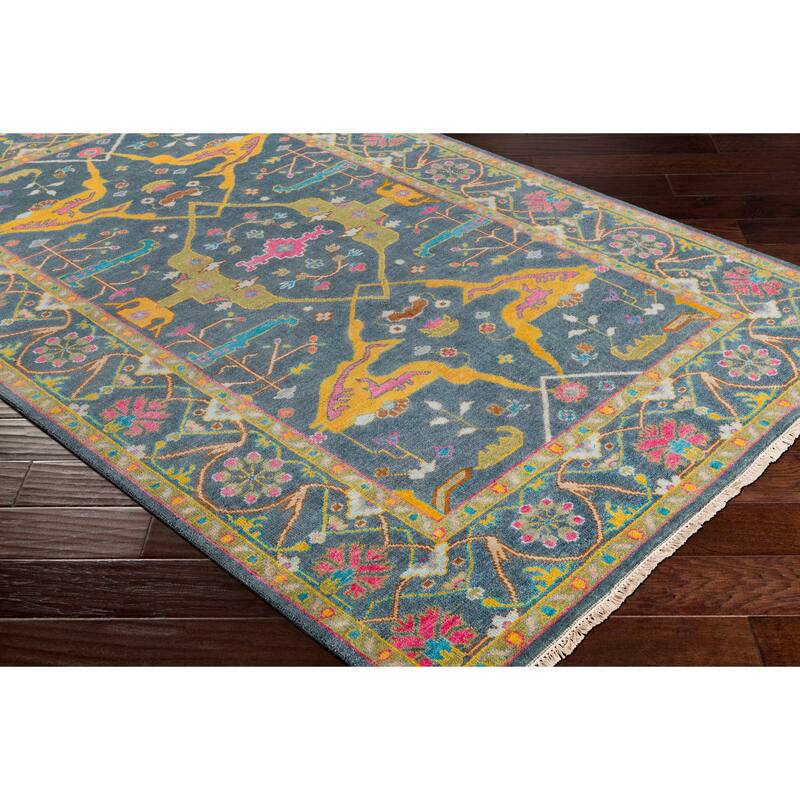 Handmade Dimitri Vibrant Persian Wool Area Rug