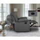 preview thumbnail 18 of 50, Modern 3-Piece Manual Reclining Living Room Sofa Set with Dropdown Table and Console