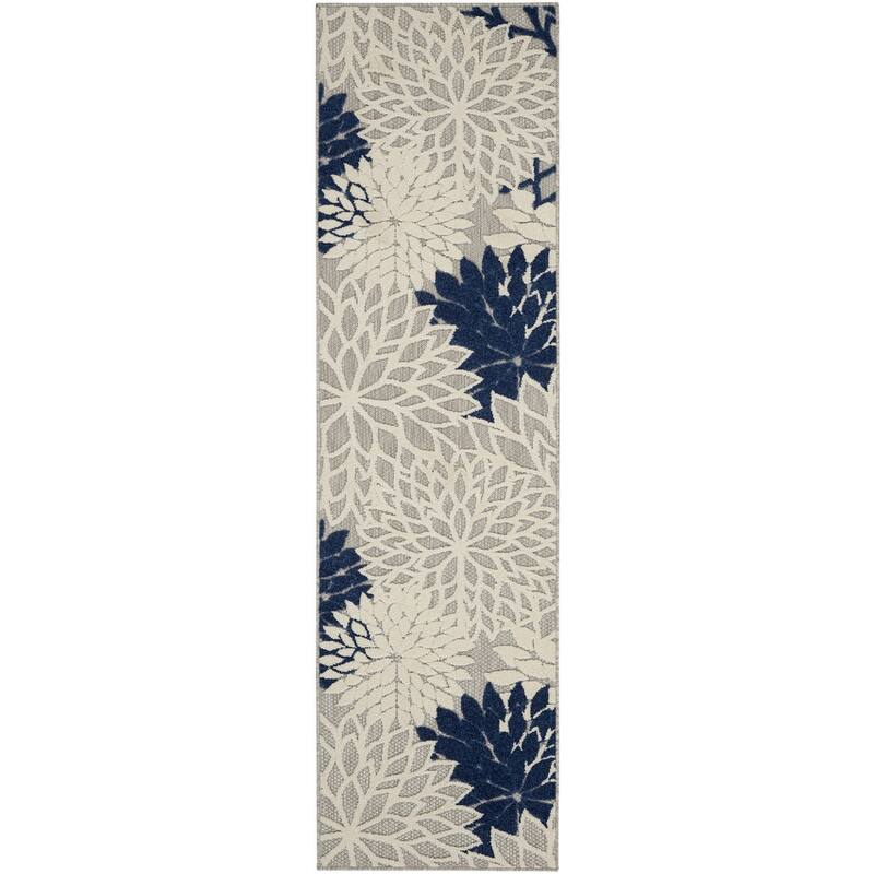 Nourison Aloha Floral Modern Indoor/Outdoor Area Rug
