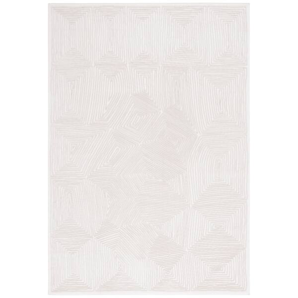 slide 2 of 7, SAFAVIEH Prestige Timi Contemporary Rug 4' x 6' - Ivory/Beige - Rectangle