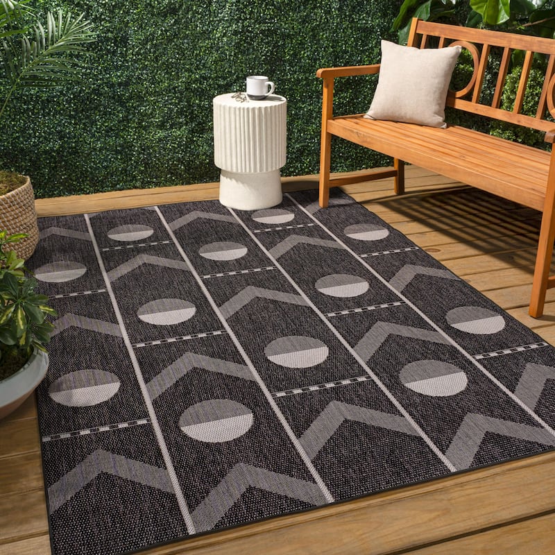JONATHAN Y Soren Modern Geometri Indoor/Outdoor Area Rug