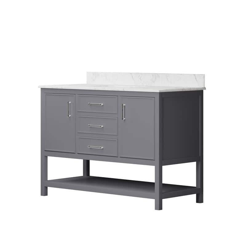 48-Inch Farm Style Bathroom Vanity with Square Sink