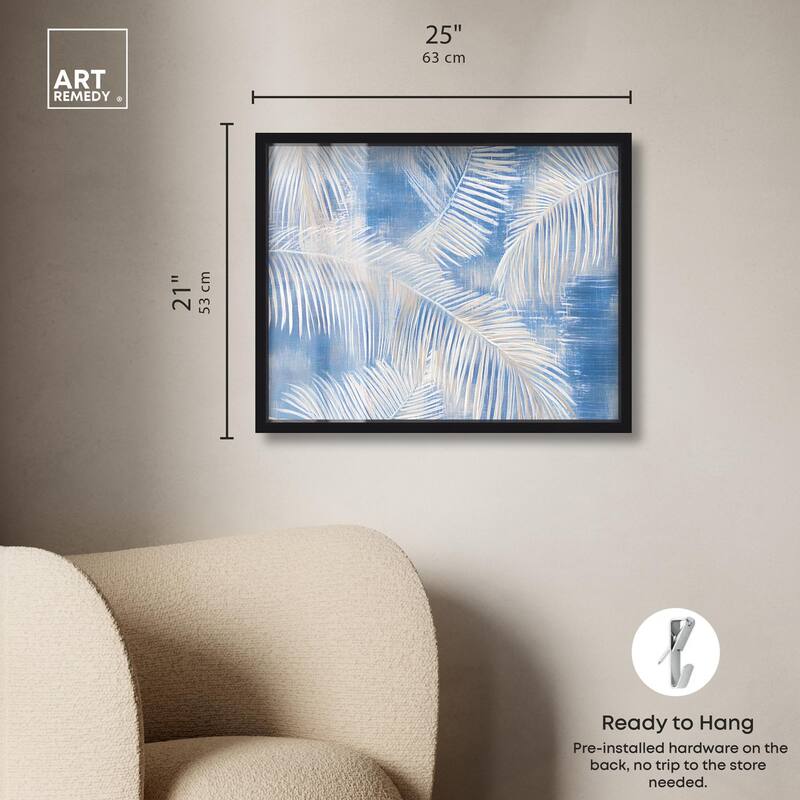 Sky Palm Silhouettes Shadowbox by Art Remedy