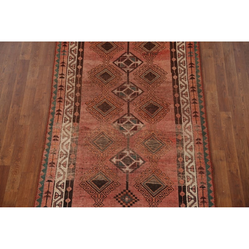 Lori Persian Antique Area Rug Handmade Wool Carpet - 3'11"x 6'11"