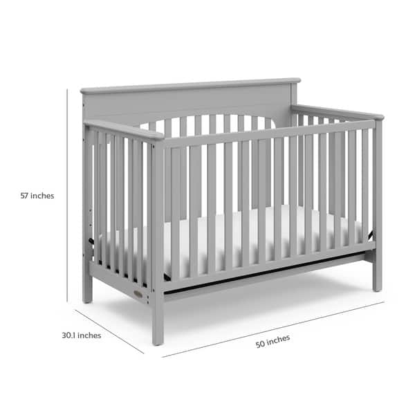 Graco Lauren 4in1 Convertible Crib Converts to Toddler Bed, Daybed