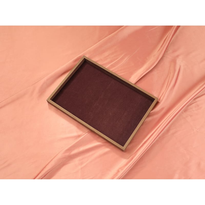 Velvet Jewelry Organizer Trays with Removable Dividers for Drawers, Jewelry Organizer Drawer Inserts Container Display Case