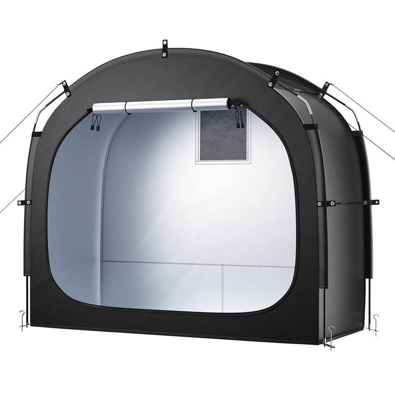 Waterproof Outdoor Bike Storage Tent for 1-2 Bikes with Ventilation - 76.77 x 31.89 x 68.11 in