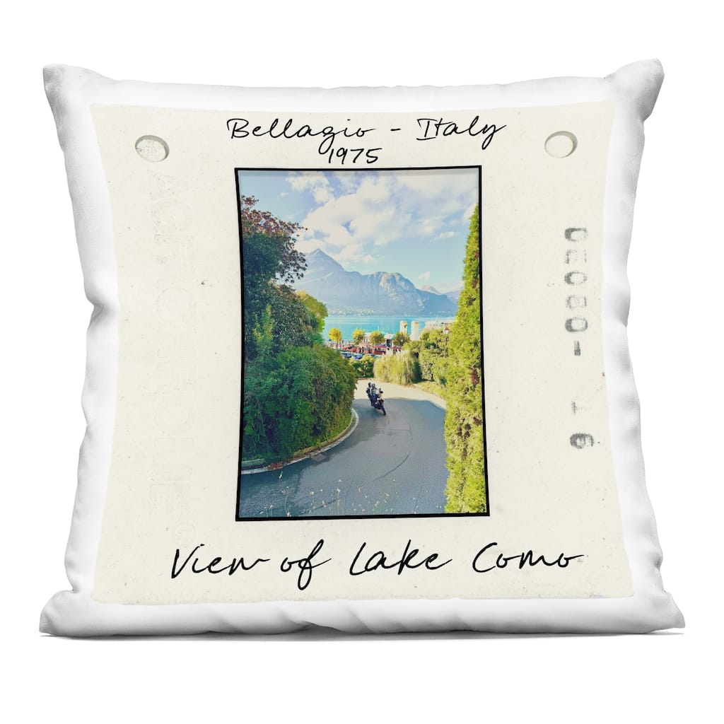 Stupell Italy Travel Vintage Photo Decorative Printed Throw Pillow Design by Val Rhodes