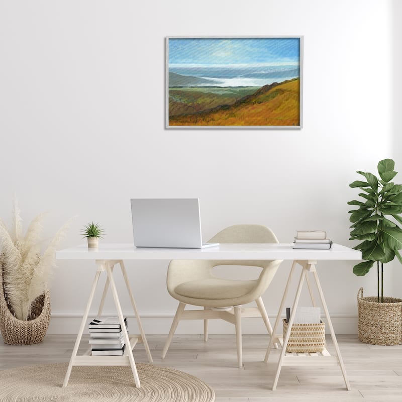 Stupell Vast Serene Hills Framed Giclee Art Design By Dita Jacobovitz