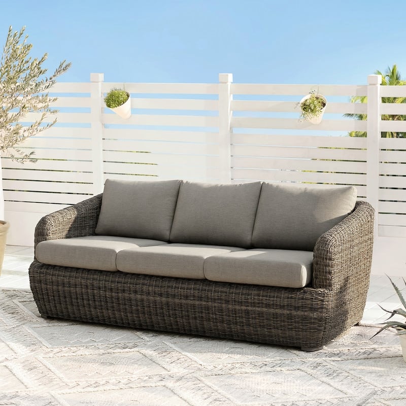 Spruce & Spring Patio Wicker Furniture Set Outdoor Rattan Bistro Set