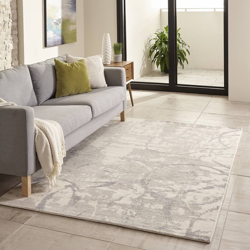 Momeni Illusions Hand Tufted Wool Abstract Area Rug