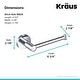 preview thumbnail 53 of 62, KRAUS Indy Single Handle 1-Hole Vessel Bathroom Faucet