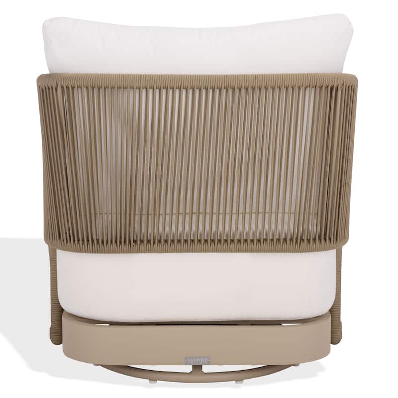 SAFAVIEH COUTURE Adelandra Swivel Outdoor Chair - 30"W x 32"D x 30"H