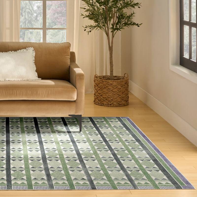 Nourison Nordic Indoor only Geometric Area Rug
