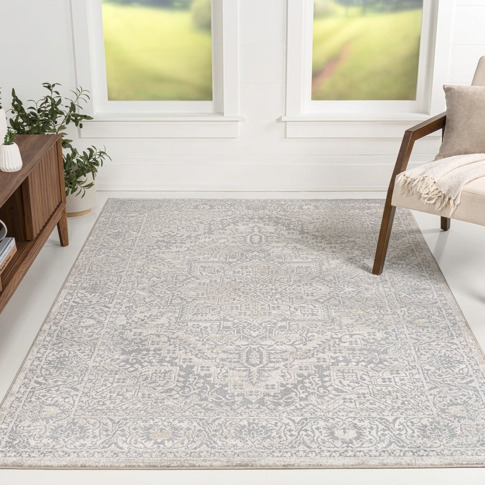 JONATHAN Y Traditional Persian Vintage Medallion Area Rug
