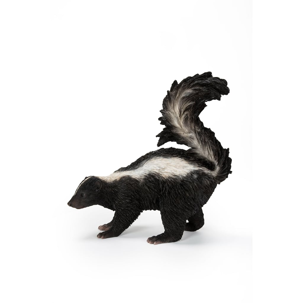 12.5" Walking Skunk Outdoor Garden Statue