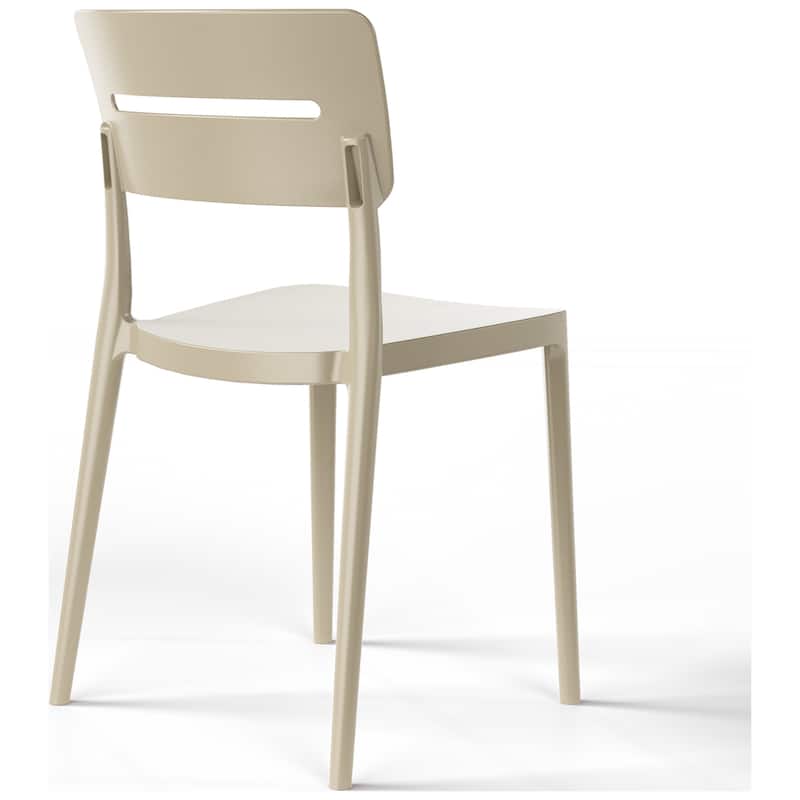 Frond and Form 4-Person Outdoor Square Dining Set