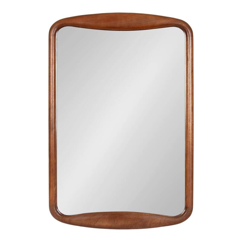 Kate and Laurel Hera Radius Rectangle Wood Mirror - 24x36