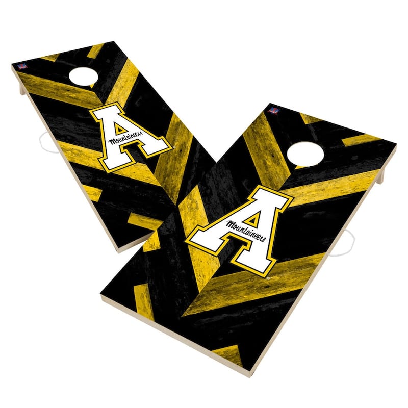 Appalachian State Mountaineers Regulation 2x4 Cornhole Boards - V5 - NO Accessories