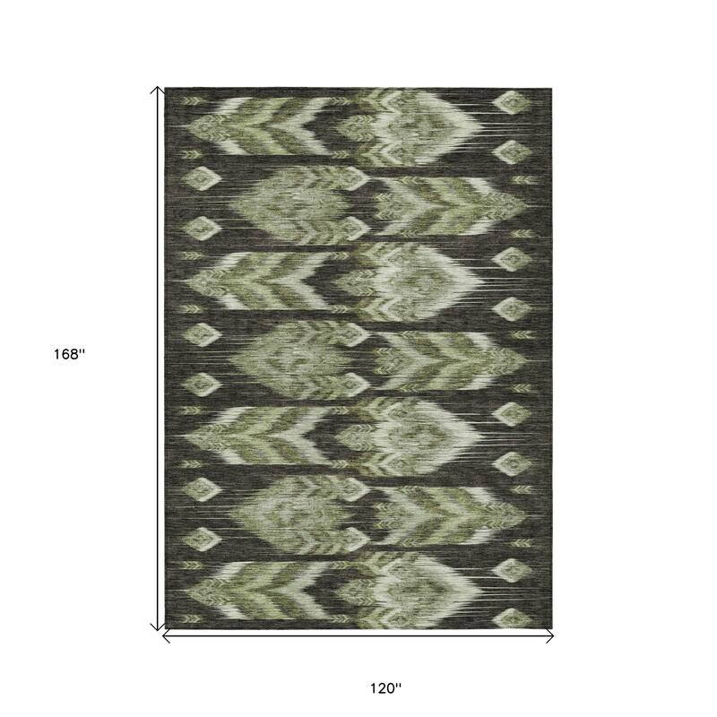 HomeRoots Southwestern Transitional Rectangle Outdoor Rug