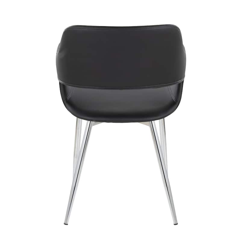 Porch & Den Vallen Dining Chair with Metal Legs (Set of 2)