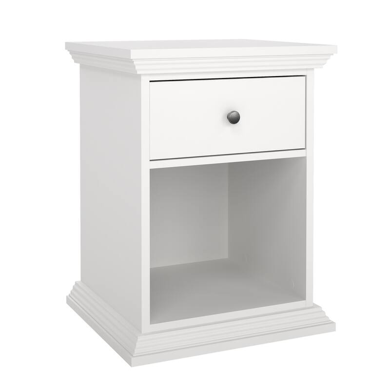 Porch & Den North Nightstand 1 Drawer and Open Storage