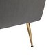 preview thumbnail 91 of 89, HULALA HOME 1ida Modern Velvet Tufted Accent Armchair with Gold Metal Legs