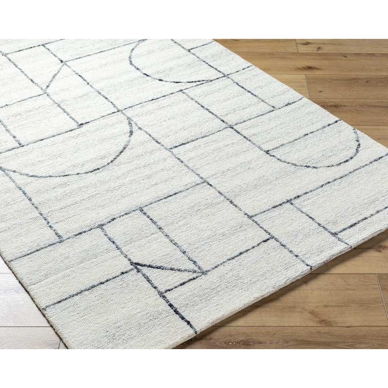 Jaycie Morrocan Abstract Area Rug