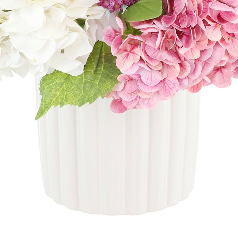 Hydrangea and Dahlia Centerpiece - 16