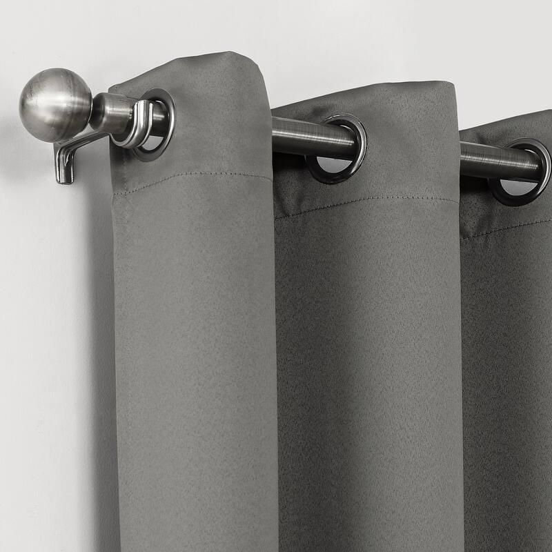 Sun Zero Oslo Theater Grade Extreme Total Blackout Grommet Curtain Panel, Single Panel