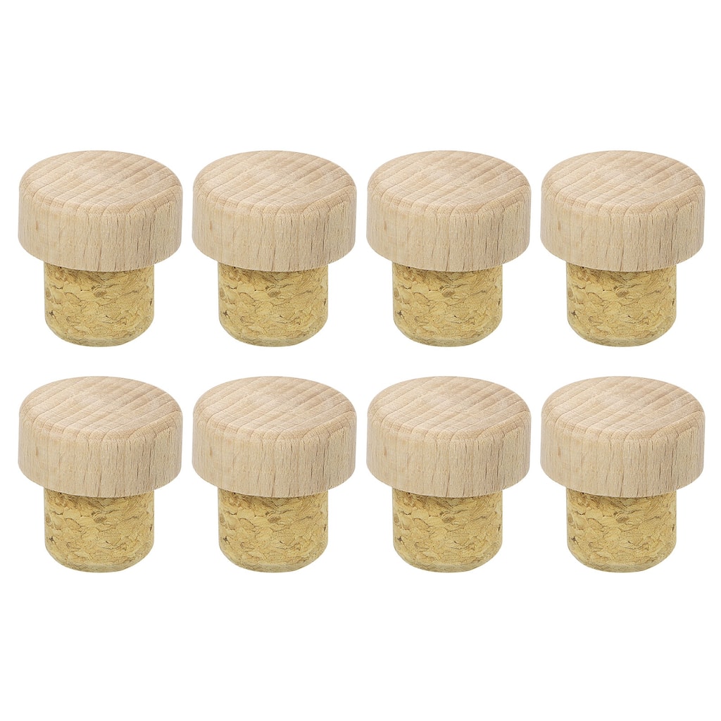 T-shaped Stoppers, 0.75" Cork Wine Stopper Wine Bottle Corks
