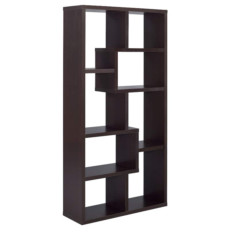 7 Shelves Storage Shelf Solid Wood Furniture