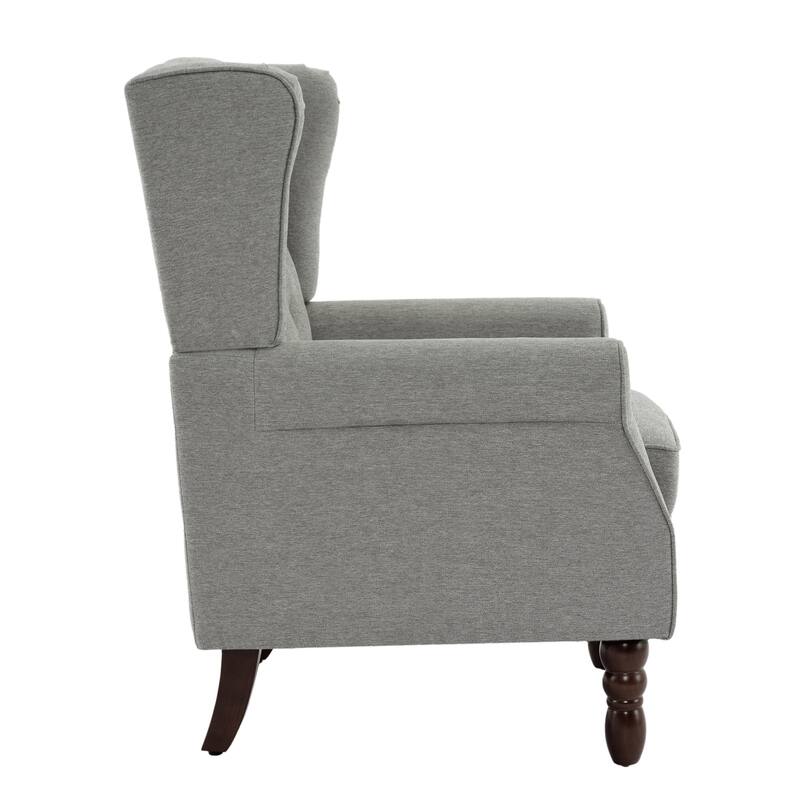 Tufted Wingback Upholstered Accent Chair for Living room