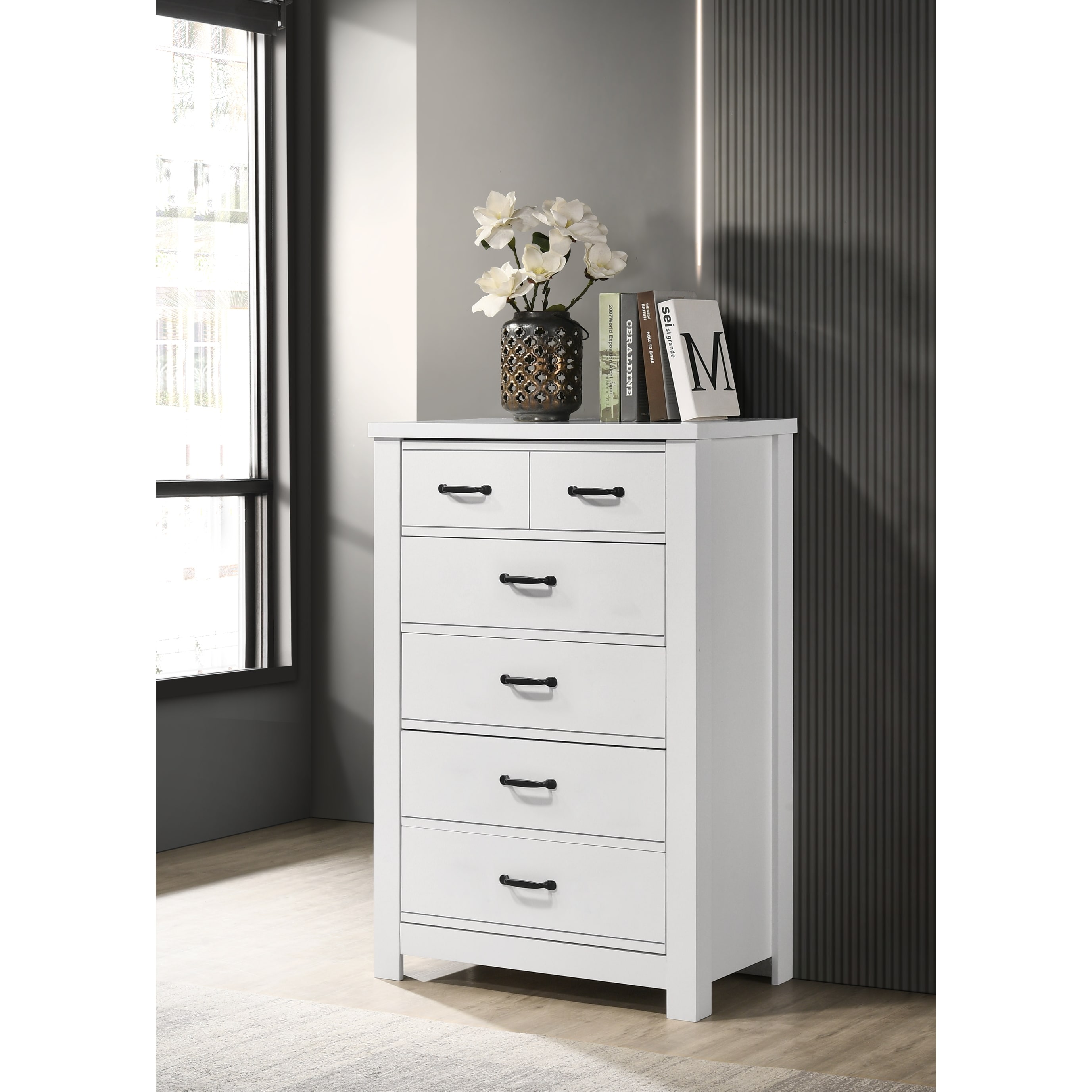 Drawer Chest Wood Storage Drawer Chest with Wide Drawers