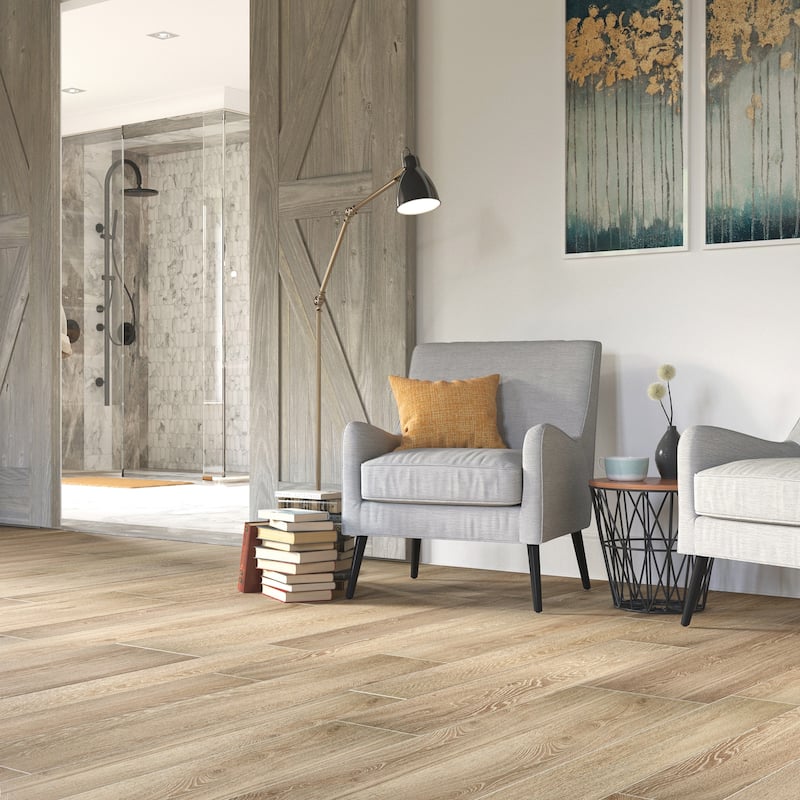 Daltile Emerson Wood 6" x 48" Wood Look Floor Tile (8 PCS Per Carton) (15.12 SQFT Per Carton)